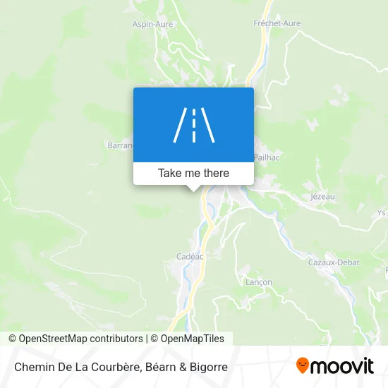 Chemin De La Courbère map