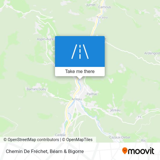 Chemin De Fréchet map