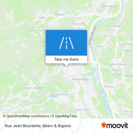 Rue Jean Bourdette map