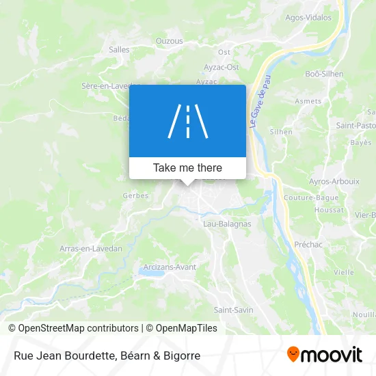 Rue Jean Bourdette map