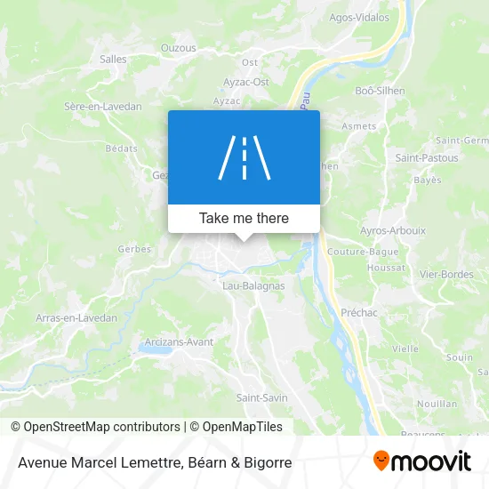 Avenue Marcel Lemettre map