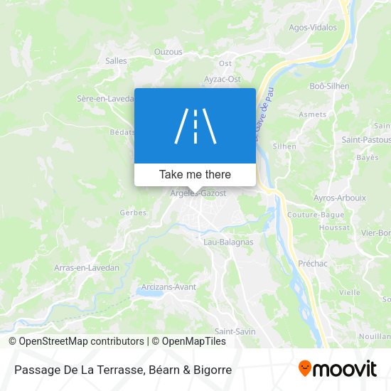 Passage De La Terrasse map