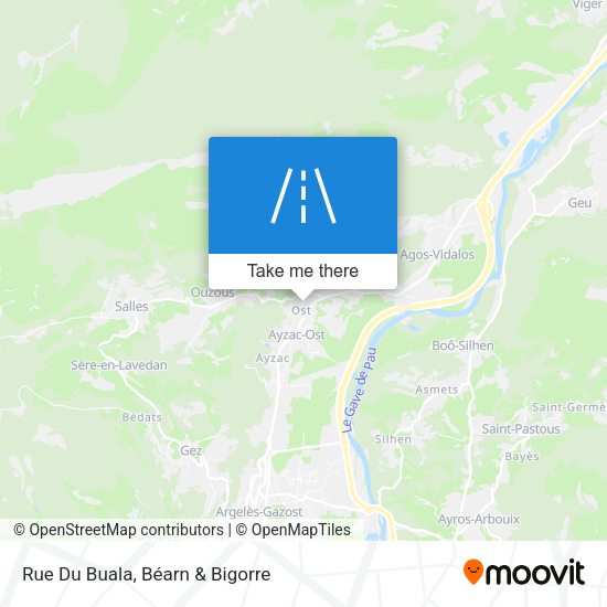 Rue Du Buala map