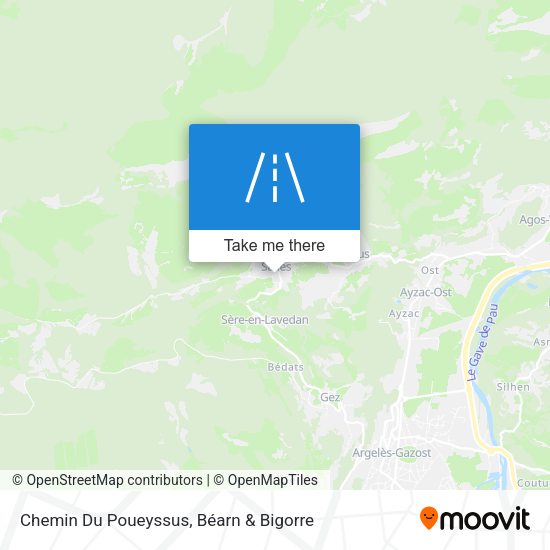 Chemin Du Poueyssus map