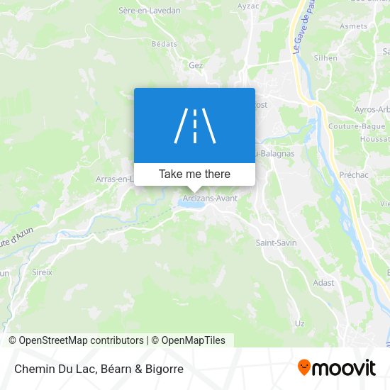 Chemin Du Lac map