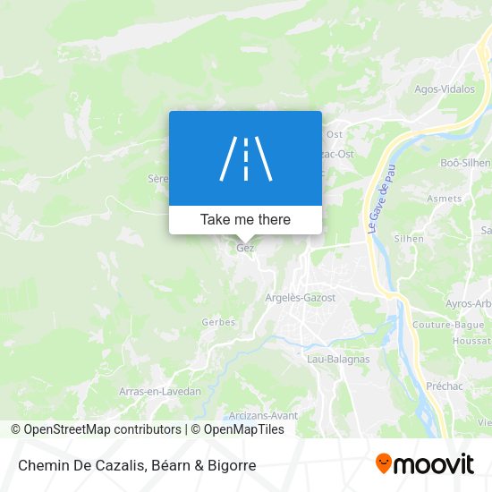 Chemin De Cazalis map