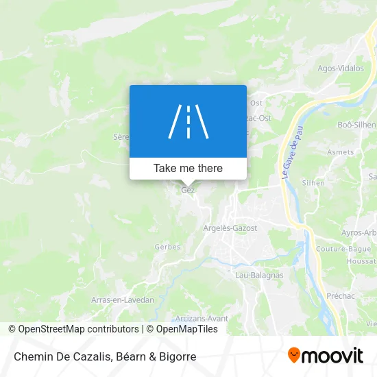 Chemin De Cazalis map