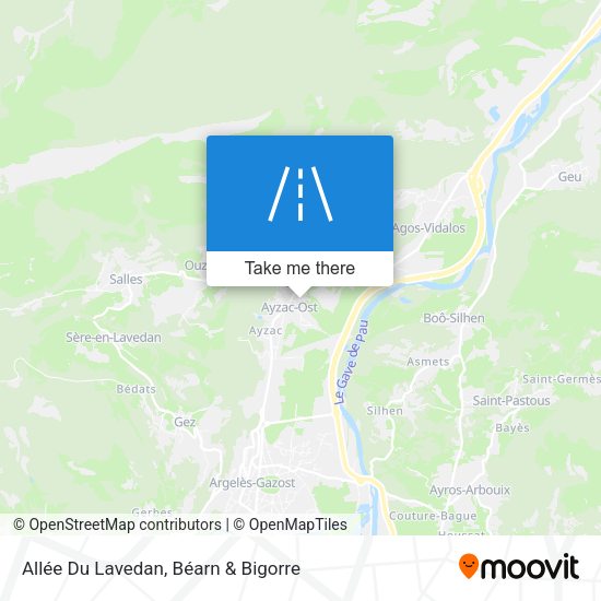 Allée Du Lavedan map