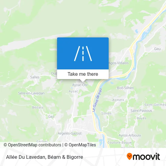 Allée Du Lavedan map