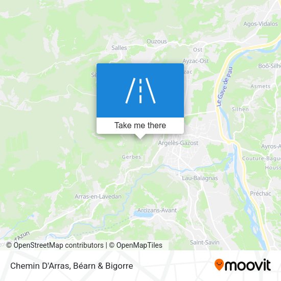 Chemin D'Arras map
