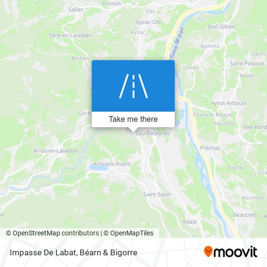 Impasse De Labat map