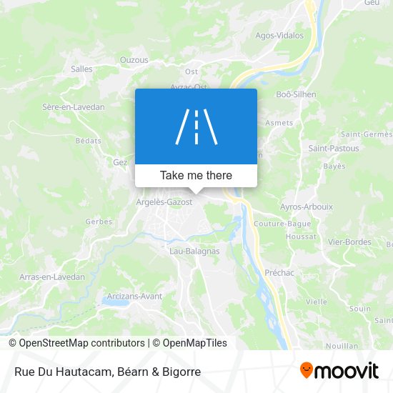 Rue Du Hautacam map