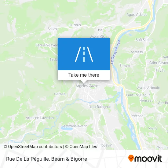 Rue De La Péguille map