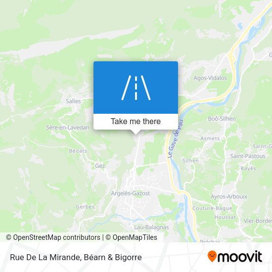 Rue De La Mirande map