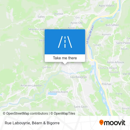 Rue Labouyrie map