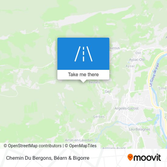 Chemin Du Bergons map