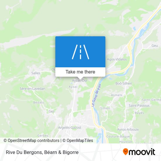 Rive Du Bergons map
