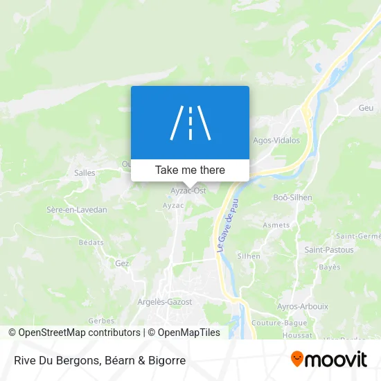 Rive Du Bergons map