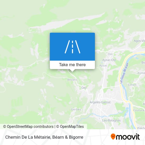 Chemin De La Métairie map