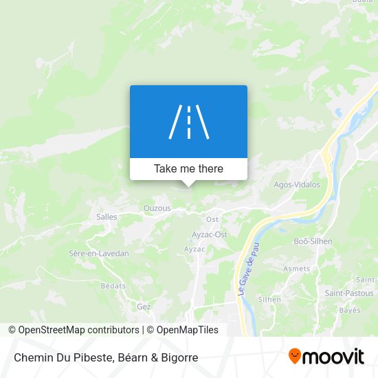 Chemin Du Pibeste map