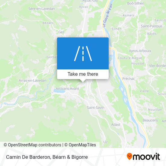 Camin De Barderon map