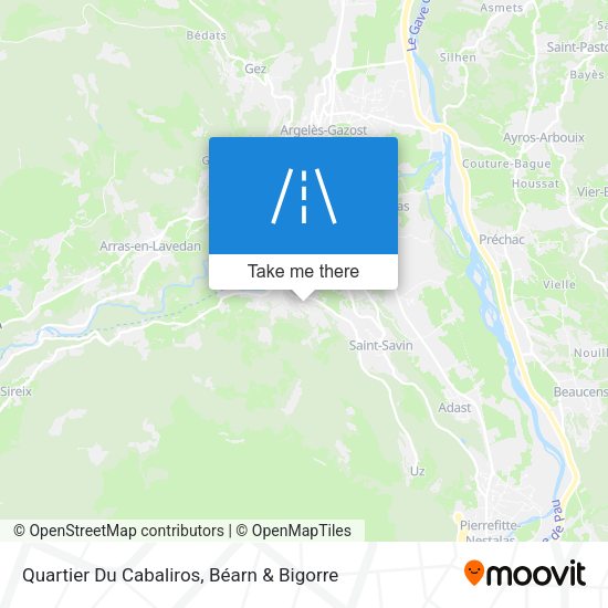 Quartier Du Cabaliros map