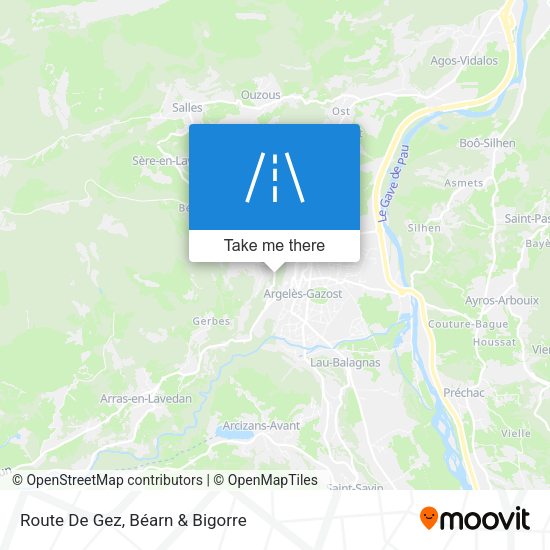 Route De Gez map