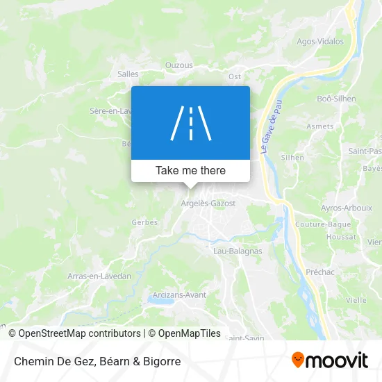 Chemin De Gez map