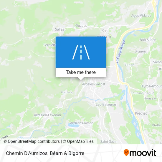 Chemin D'Aumizos map