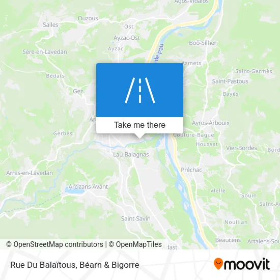 Rue Du Balaïtous map