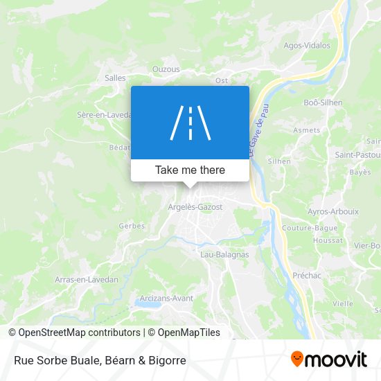Rue Sorbe Buale map