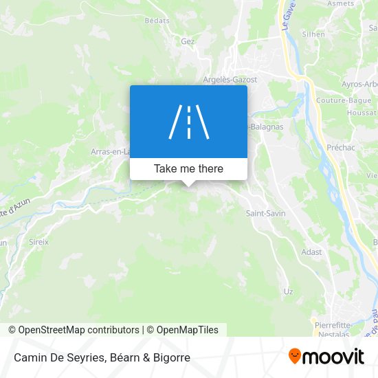 Camin De Seyries map
