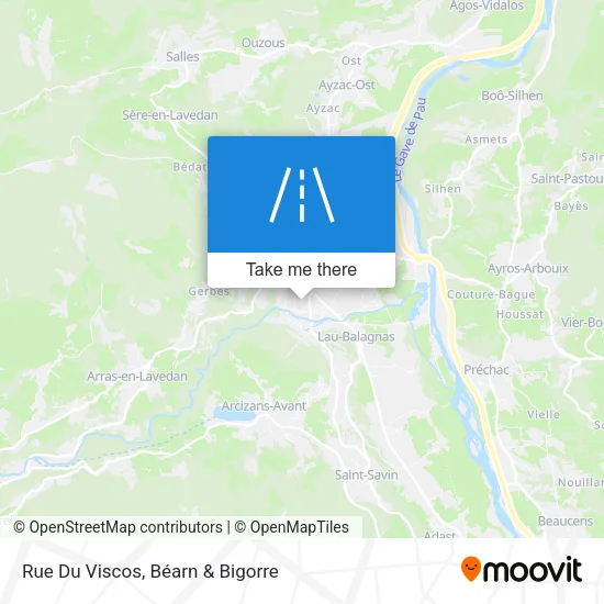 Rue Du Viscos map