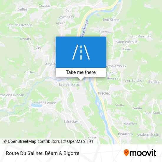 Route Du Sailhet map