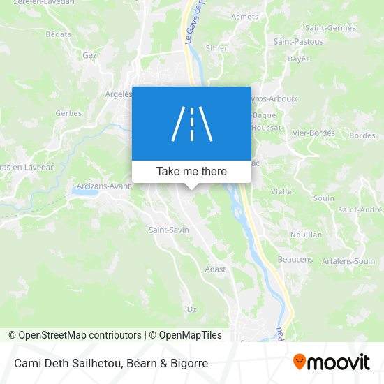 Cami Deth Sailhetou map