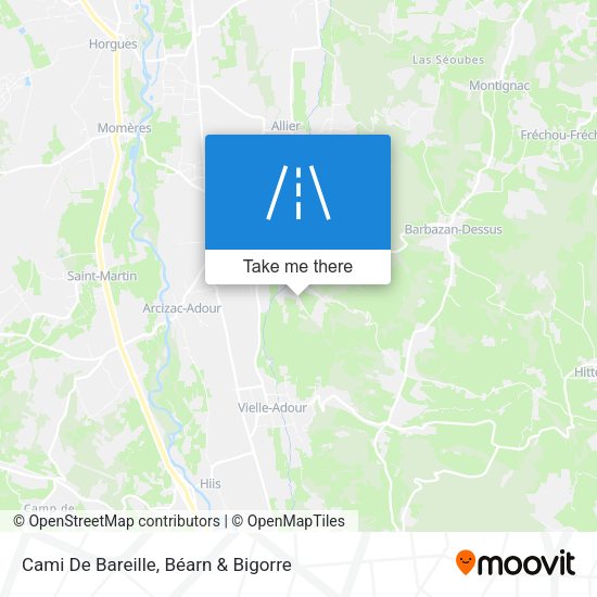 Cami De Bareille map