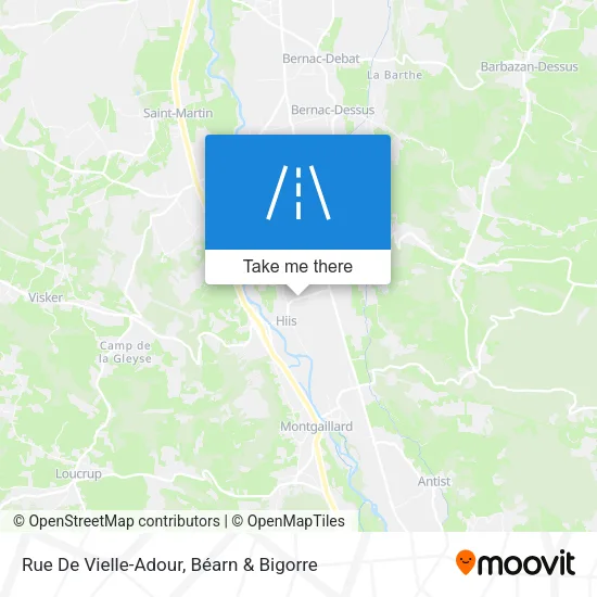 Rue De Vielle-Adour map