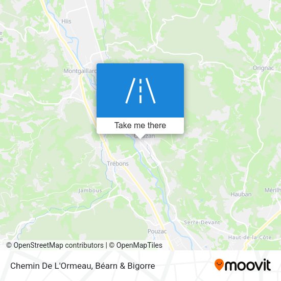 Chemin De L'Ormeau map