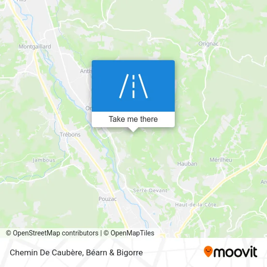 Chemin De Caubère map