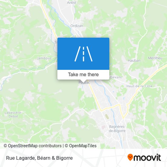Rue Lagarde map