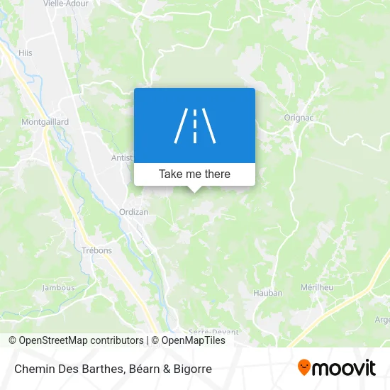Chemin Des Barthes map