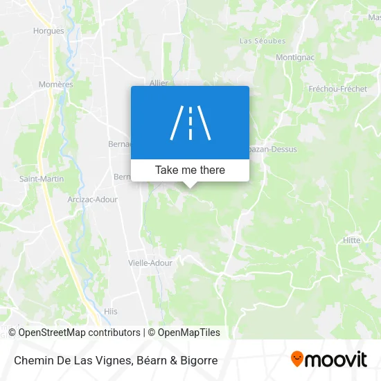 Chemin De Las Vignes map