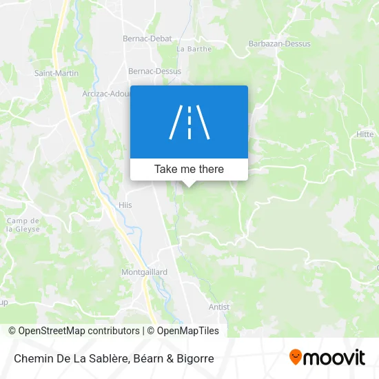 Chemin De La Sablère map