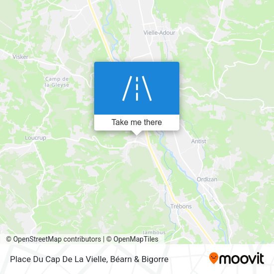 Place Du Cap De La Vielle map