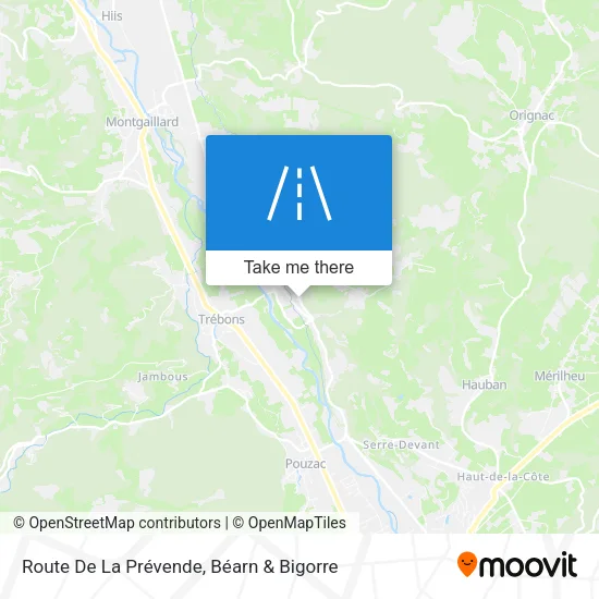 Route De La Prévende map
