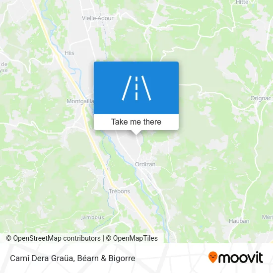 Camî Dera Graüa map