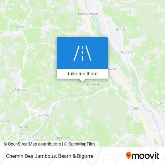 Chemin Des Jambous map