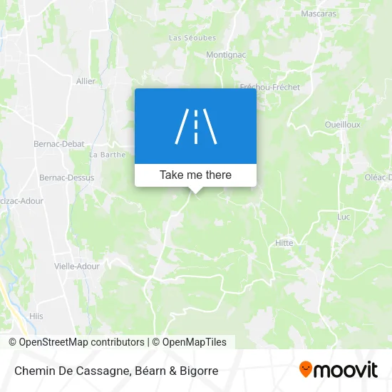 Chemin De Cassagne map