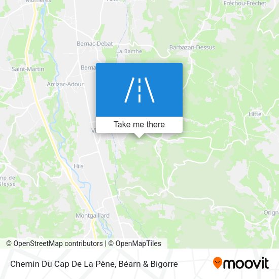 Chemin Du Cap De La Pène map