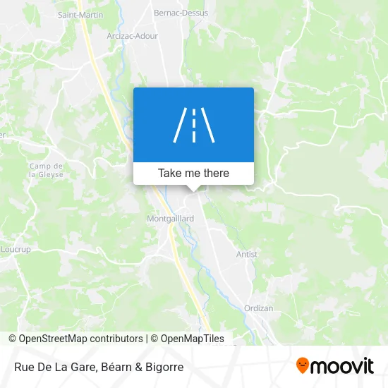 Rue De La Gare map
